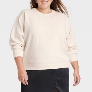 NWT A New Day Pullover In Ivory Size XL